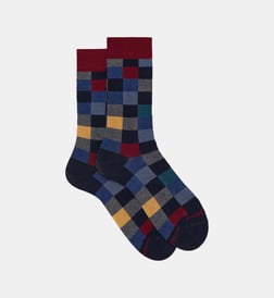 Multicolore et bleu et rouge