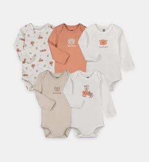 Lot De 3 Bodies Manches Longues Petit Bateau - Imprimé Hérisson, Matière Coton Extensible Et Confortable