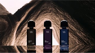Photographie de 3 flacons de parfums de la marque BDK Parfums