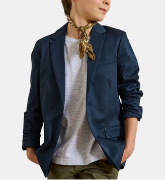 Veste de costume  - Collection fêtes et mariages - Cyrillus - Bleu foncé uni
