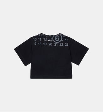 T-shirt avec logo - MM6 Maison Margiela - Noir