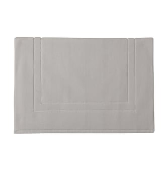 Tapis de bain uni en coton biologique, 1200gr/m², ESS-CADRE - Alexandre Turpault - Gris carrare