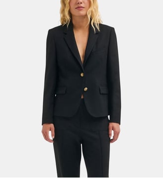 Blazer à boutons dorés - JANIE - Pablo - Noir