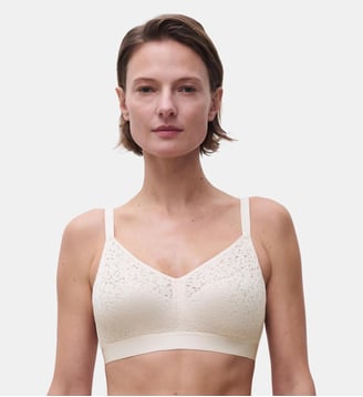 Soutien-gorge sans armature maintien maille douce - Chantelle - Talc