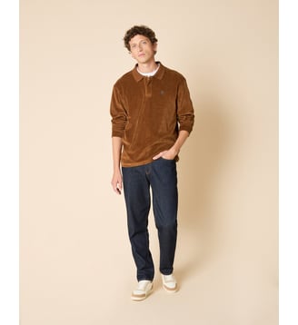 Polo en maille - Faguo - Camel