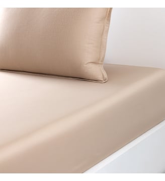 Drap housse en satin de coton Boss Home