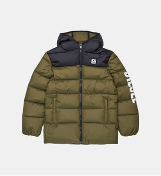 Veste matelassée avec logo - Diesel Kids - Kaki