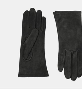 Gants Inès Sued Femme Cuir Doublés Cachemire Agnelle