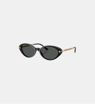Lunettes de soleil Ovale VE4469 - Versace - Gris foncé