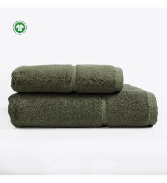 Tapis de bain en coton BIO - ORGANIC - Bath Bazaar - Vert