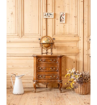 Petite commode en bois Garance N°707- Produit chiné - Debongout - Bois foncé