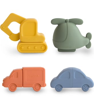Lot de 4 jouets de bain - Mushie - Multicolore