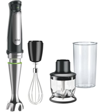Mixeur MQ7026X MultiQuick 7 gris et noir 2 accessoires Braun