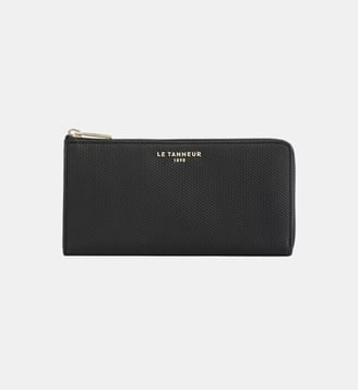 Compagnon zippé Emilie en cuir signature T - Le Tanneur - Noir 2