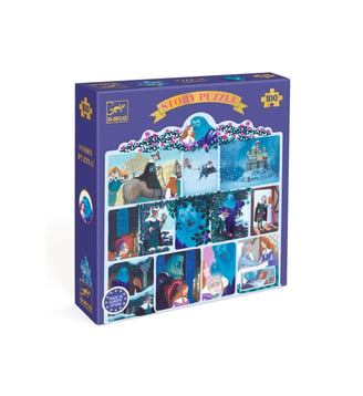 Puzzle La Belle et la Bête -100 pcs - Djeco - Multicolore
