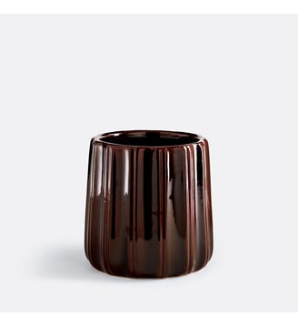 Cache-pot en céramique reliéfée, diamètre 20 cm La Redoute Interieurs