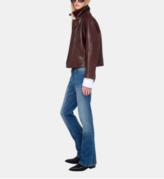 Blouson Kimo Cuir - Zadig&Voltaire - Rouge bordeaux