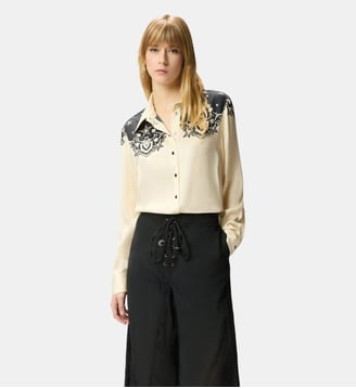 Chemise à imprimé étoiles placée Pinko