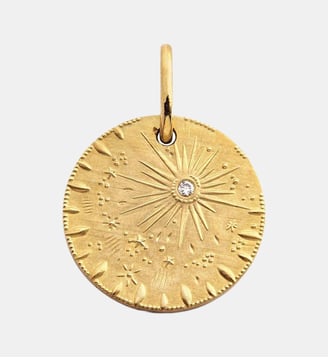 Médaille Or Jaune & Diamant Pluie d'Etoiles Arthus Bertrand