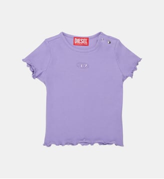 T-shirt avec logo - Diesel Kids - Violette