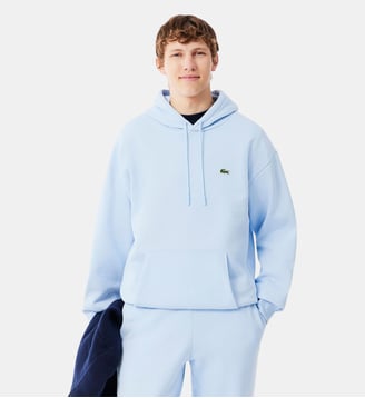 Sweatshirt à capuche molleton - Lacoste - Bleu clair