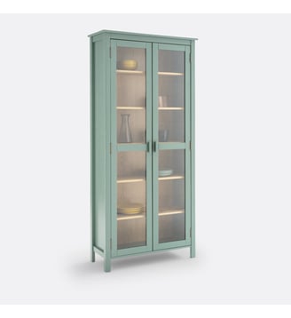 Vitrine vaisselier - La Redoute Interieurs - Vert eucalyptus
