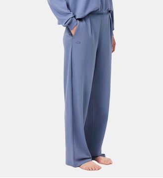 Pantalon d'intérieur molleton wide fit - Lacoste - Gris foncé