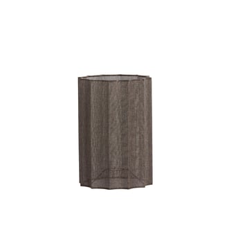 Abat-jour cylindrique Disli - Light & Living - Marron foncé