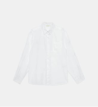Chemise imprimé broderie CHELSY - La Petite Etoile - Blanc