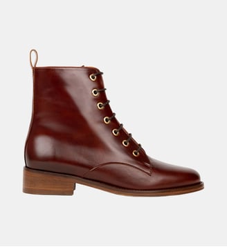 Boots Plates Doria Cuir - Bobbies - Turkish coffee