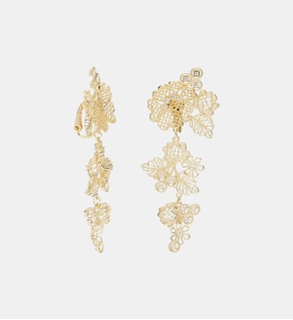 Boucles d'oreilles fil d'or - Les Néréides - Jaune