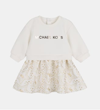 Robe manches longues - Michael Kors Kids - Off white