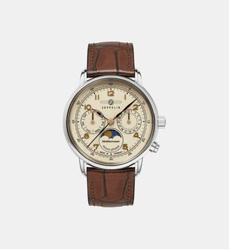 Montre 100 Ans Beige Z-9637-5 - Zeppelin - Argenté