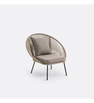 Fauteuil de jardin Jiraya - La Redoute Interieurs - Beige