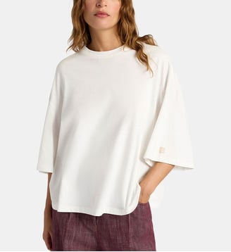 T-Shirt jornada uni avec logo - Momonì - Blanc