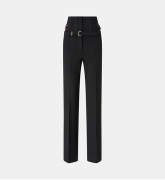 Pantalon bustier à sangles - Pinko - Limousine noire