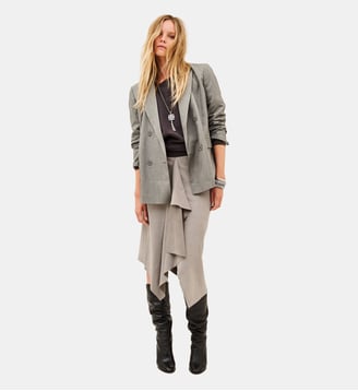 Veste Claro - Ba&sh - Gris chine