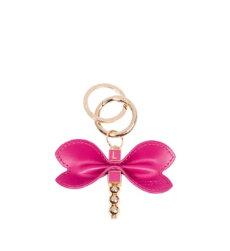 Porte-clés Jungle en cuir - Lancel - Rose