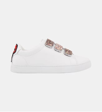 Baskets En Cuir Edith Tongue - Bons Baisers - Blanc