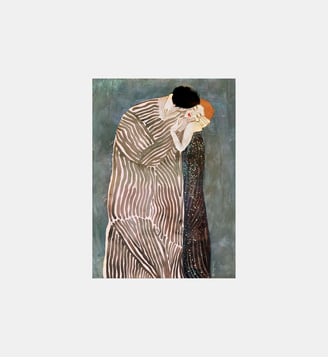 Poster   The Kiss - Sissan Richardt - Poster & Frame - Multicolore