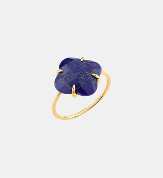 Bague, lapis lazuli, or jaune - Morganne Bello - Or jaune