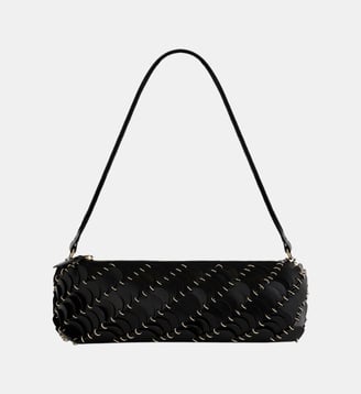 Tekel Bag en cuir noir avec finitions - Rabanne - Noir et or