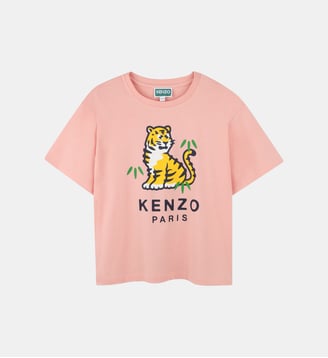 T-shirt à manches courtes - Kenzo Kids - Atomic pink