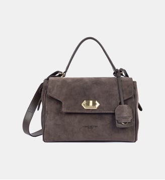 Sac à main Suède Grace en cuir - Lancaster - Marron