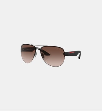 Lunettes de soleil Pilote PS 55YS - Prada Linea Rossa - Ivoire foncé