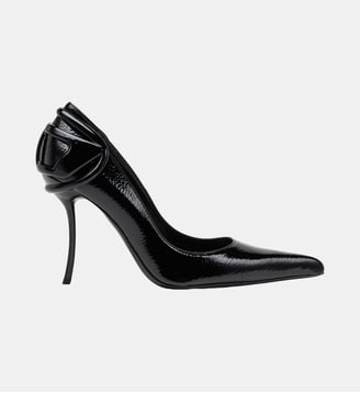 D-Ten&Half-Escarpins glossy avec talon incurvé - Diesel - Noir