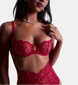 Soutien gorge Corbeille avec armatures - Aubade - Rouge