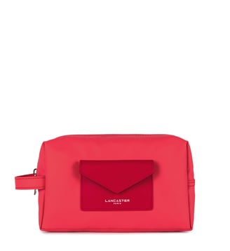Trousse de voyage Storm KBA en toile enduite - Lancaster - Rouge