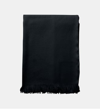 Maxi étole en voile de cachemire  - Bompard - Bleu intense