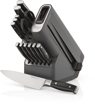 Bloc couteaux StaySharp 14 pcs - Ninja - Noir